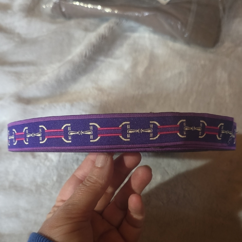 Purple Equestrian-Inspired Headband